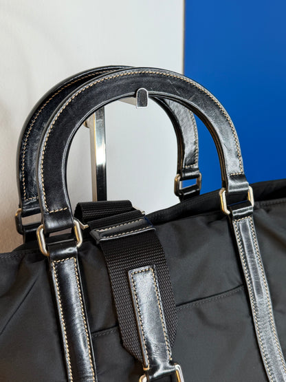 Prada tracolla tessuto/pelle