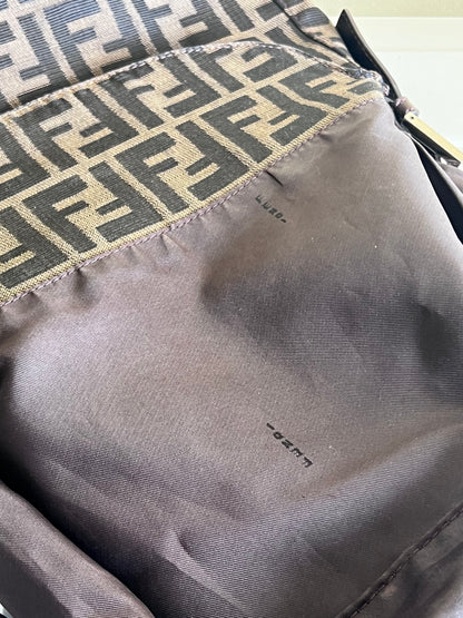 Fendi Mamma Zucca double Flap