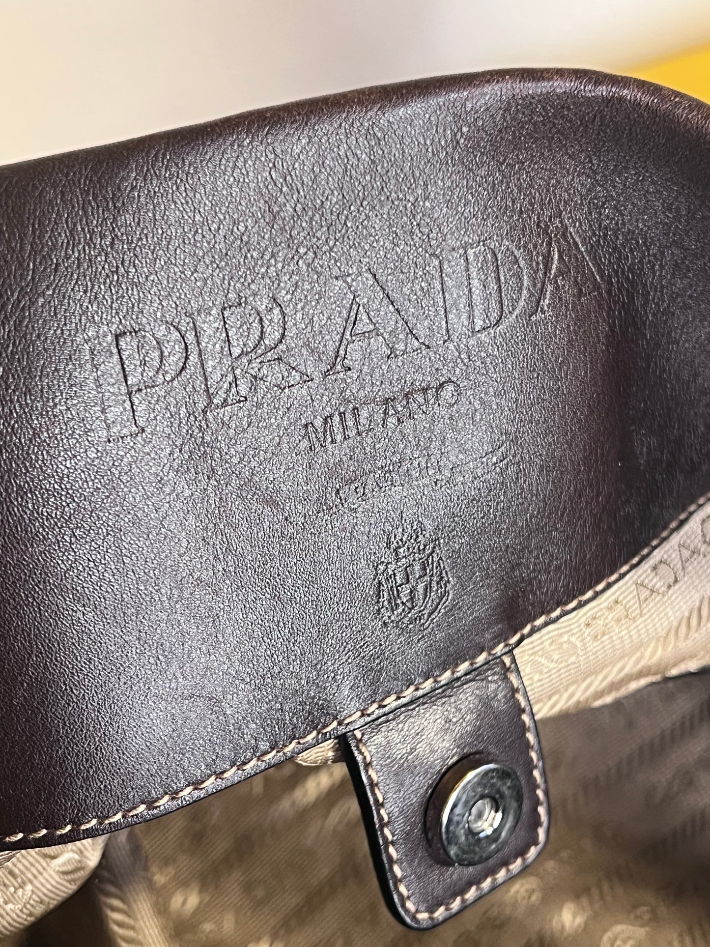 Prada logo Jaquard