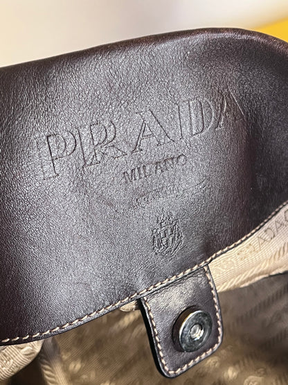 Prada logo Jaquard