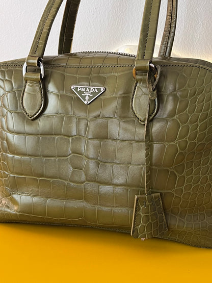 Bauletto Prada Verde