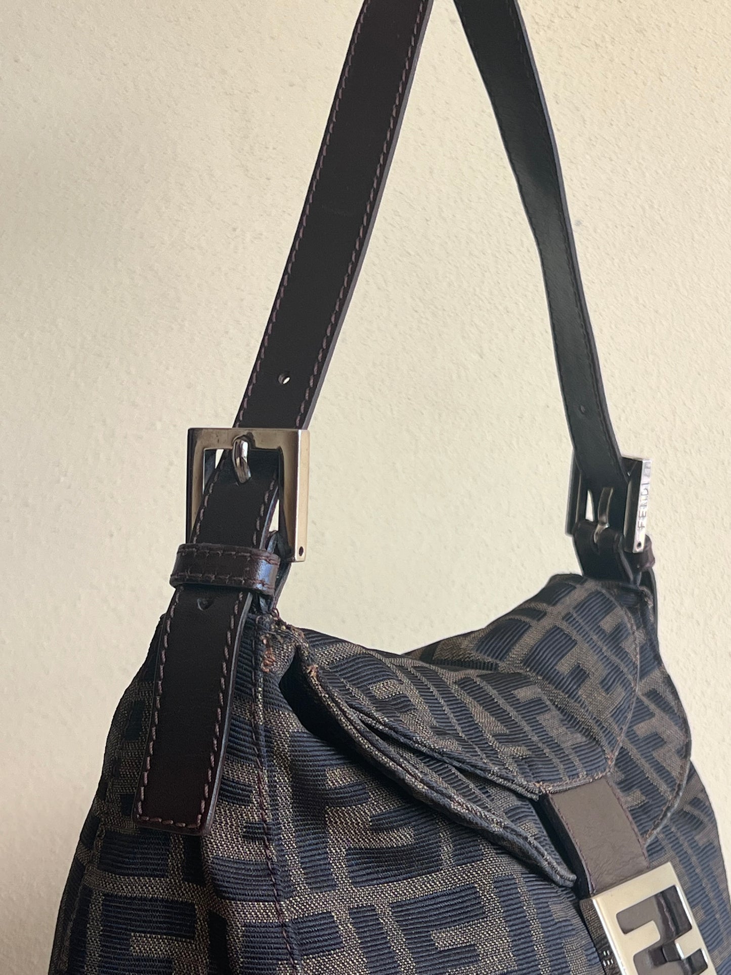 Fendi Mamma Zucca double Flap