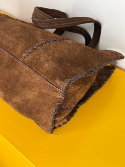 Prada tote suede