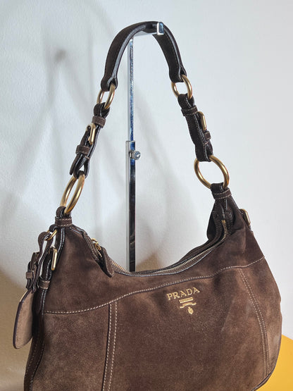 Prada Hobo in suede