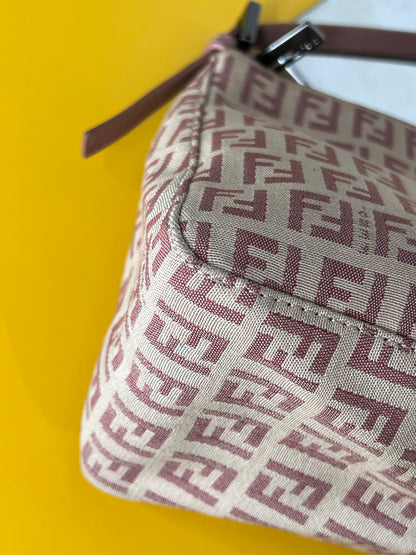 Fendi Mini Baguette Zucchino Rosa