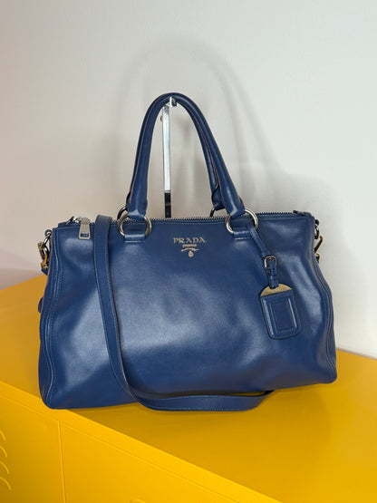 Prada soft calf blu