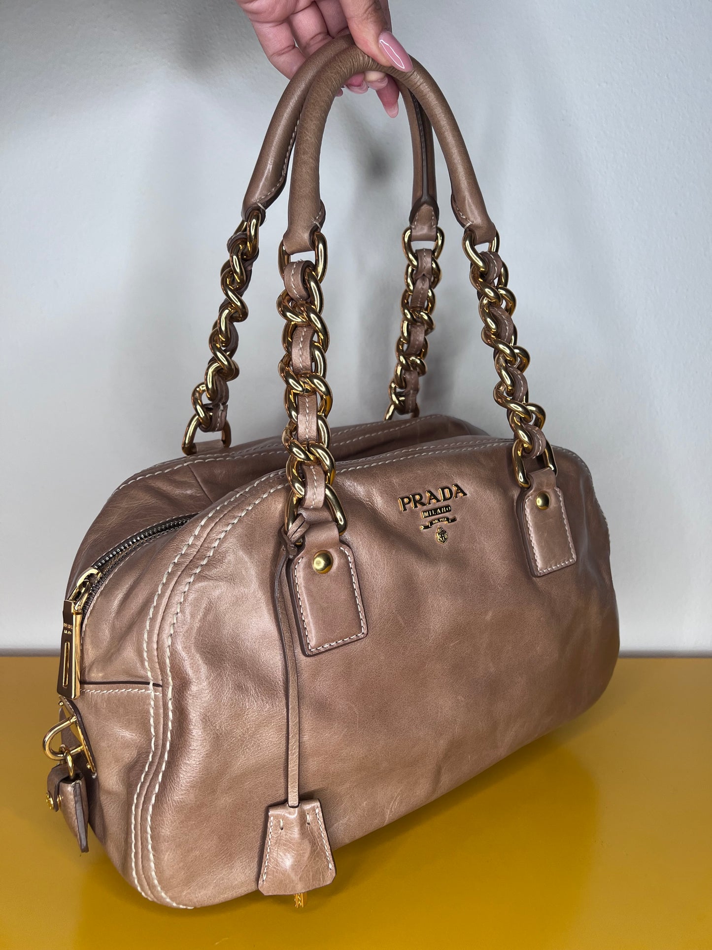 Prada Bauletto Shine