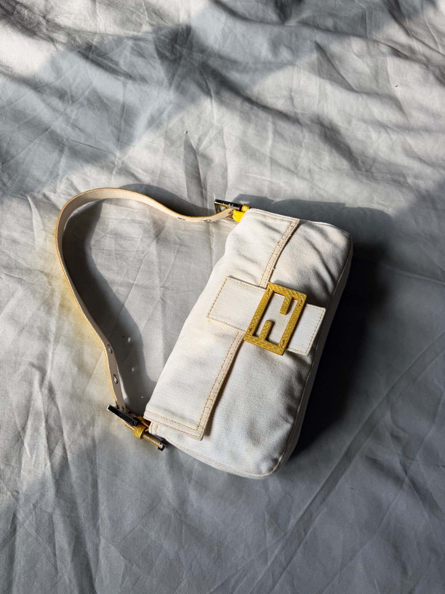 Fendi Baguette light Denim