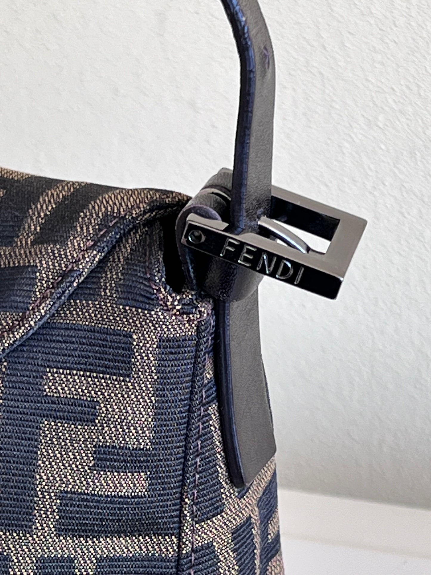 Fendi baguette Double Flap Zucca