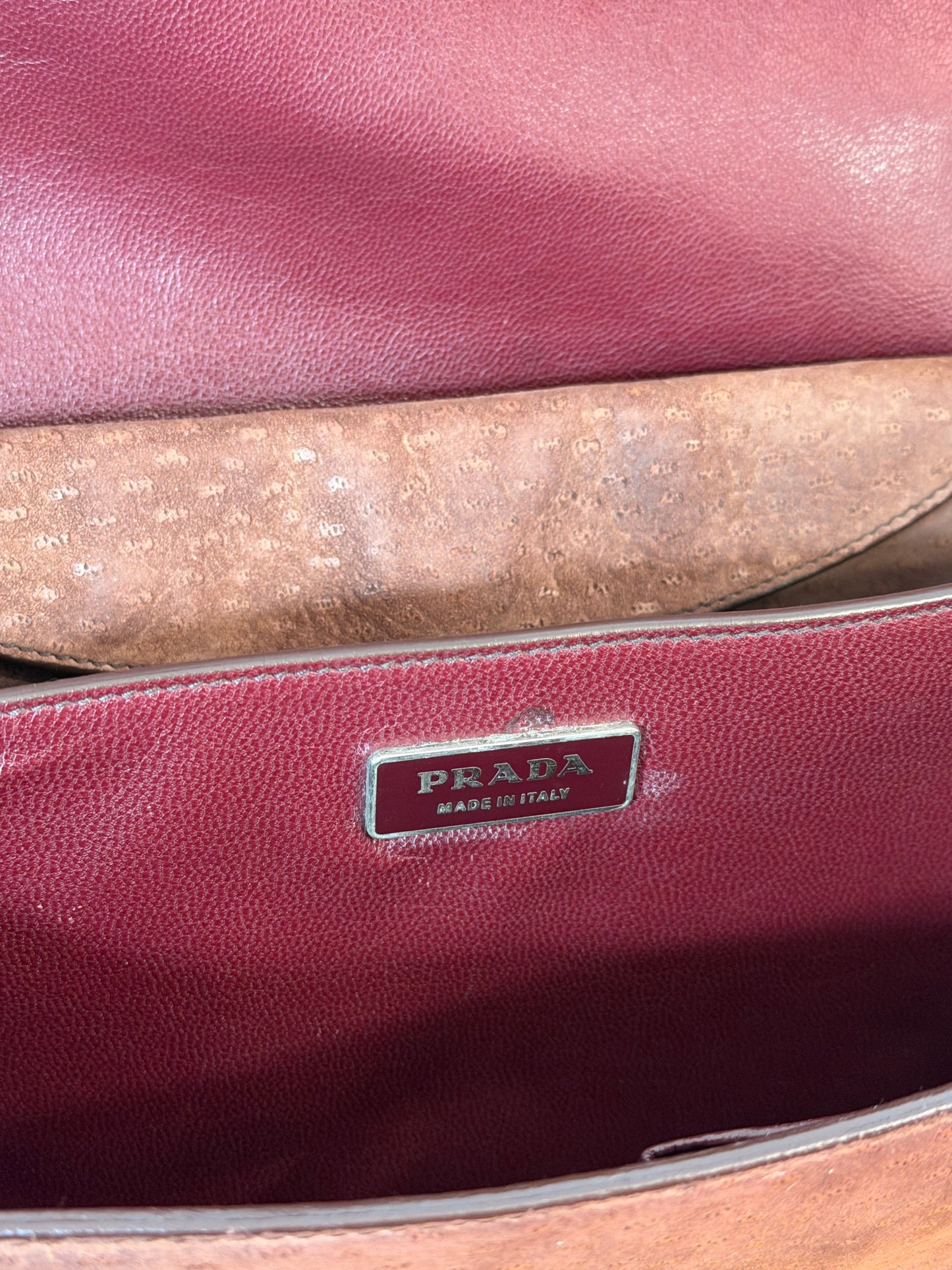 Prada borsetta marrone