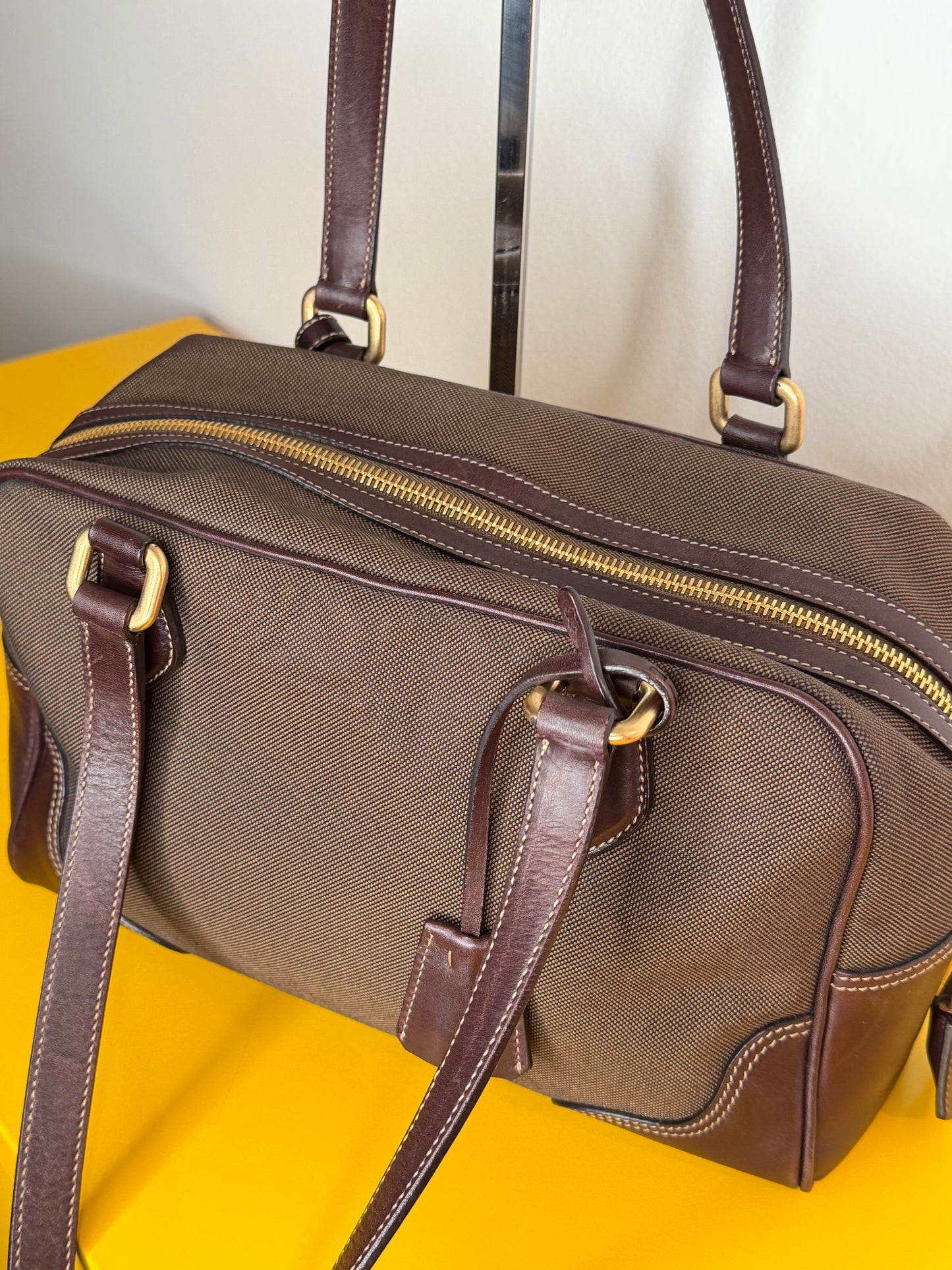 Prada bauletto logo Jaquard