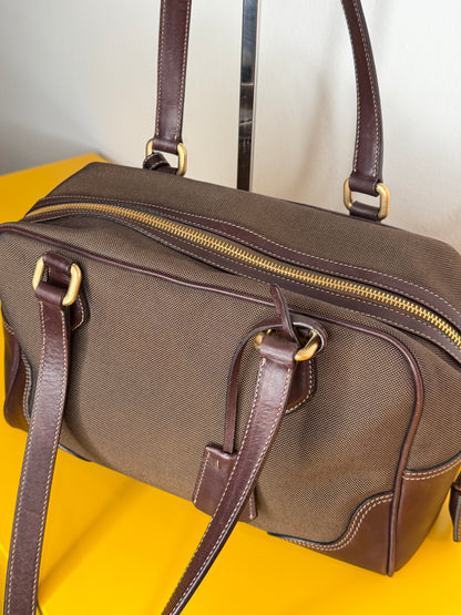 Prada bauletto logo Jaquard