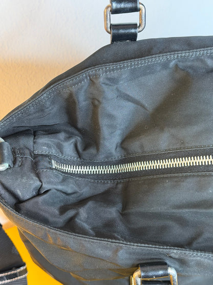 Prada tracolla tessuto/pelle