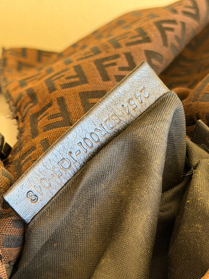 Fendi Mamma Baguette Zucchino Marrone