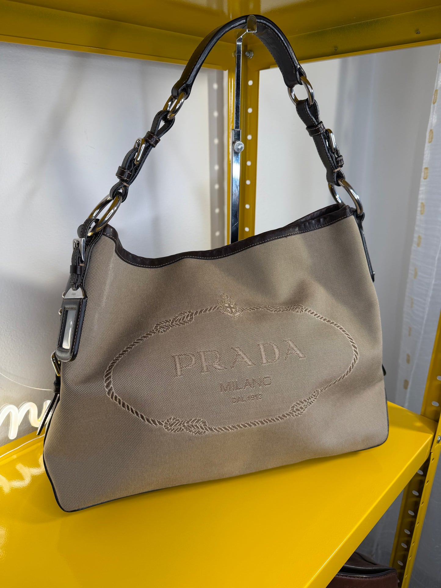 Prada logo Jaquard
