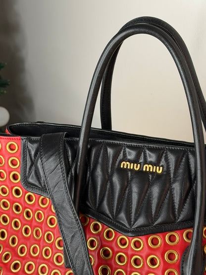 Miu Miu biker red