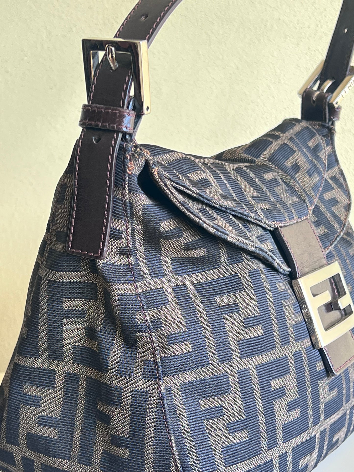 Fendi Mamma Zucca double Flap