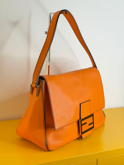 Fendi Mamma Baguette Arancione