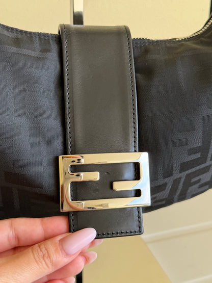 Fendi Croissant vintage nera