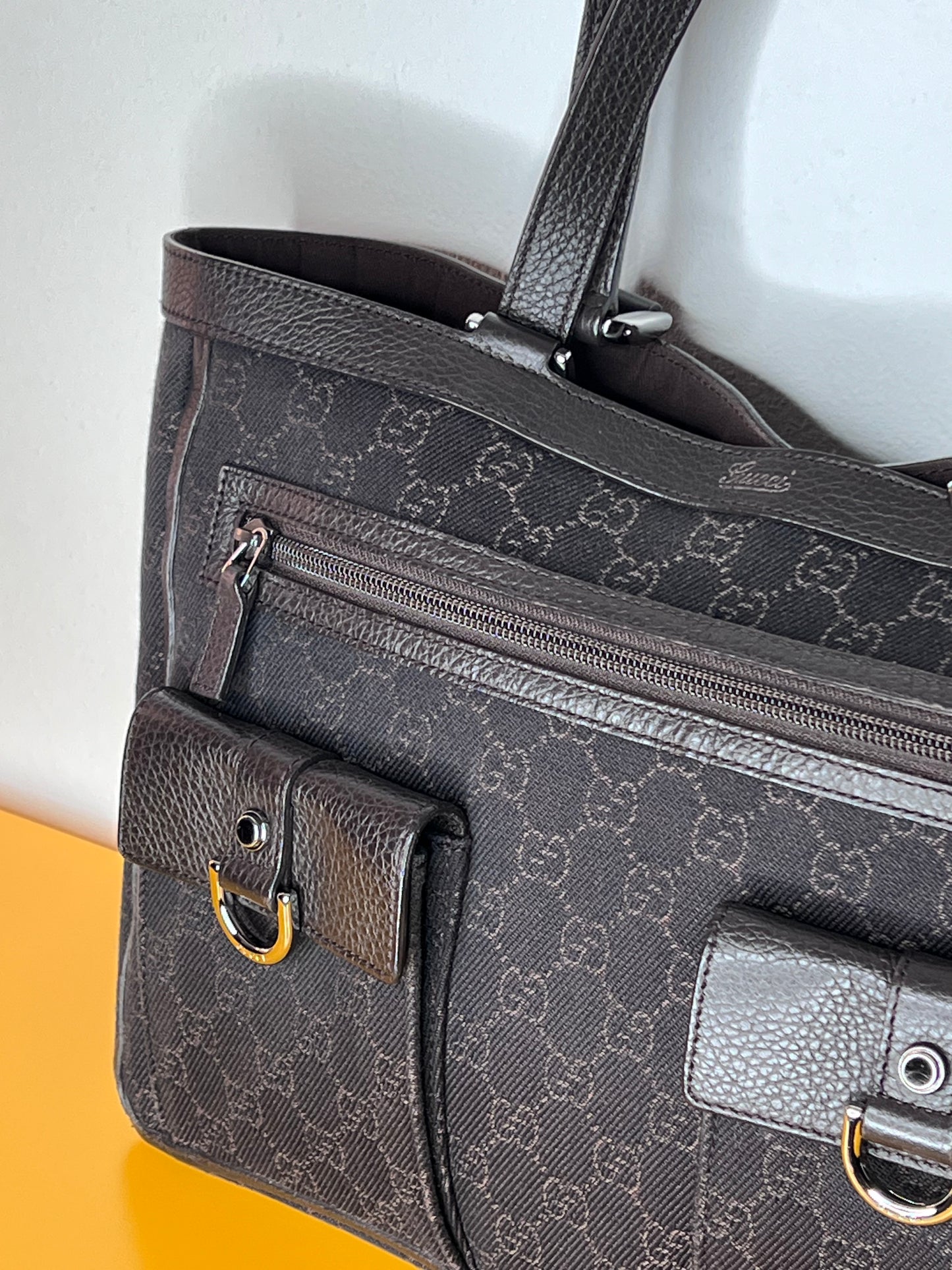 Gucci Abbey Tote Chocolate