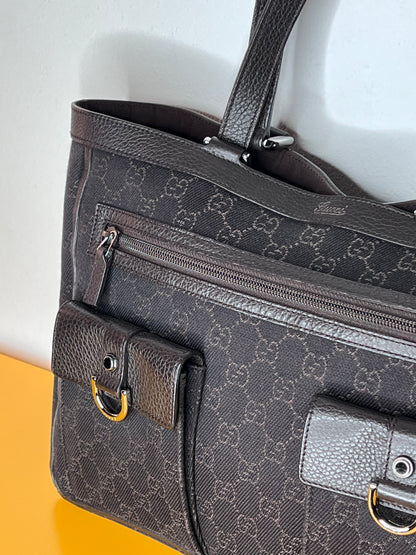 Gucci Abbey Tote Chocolate