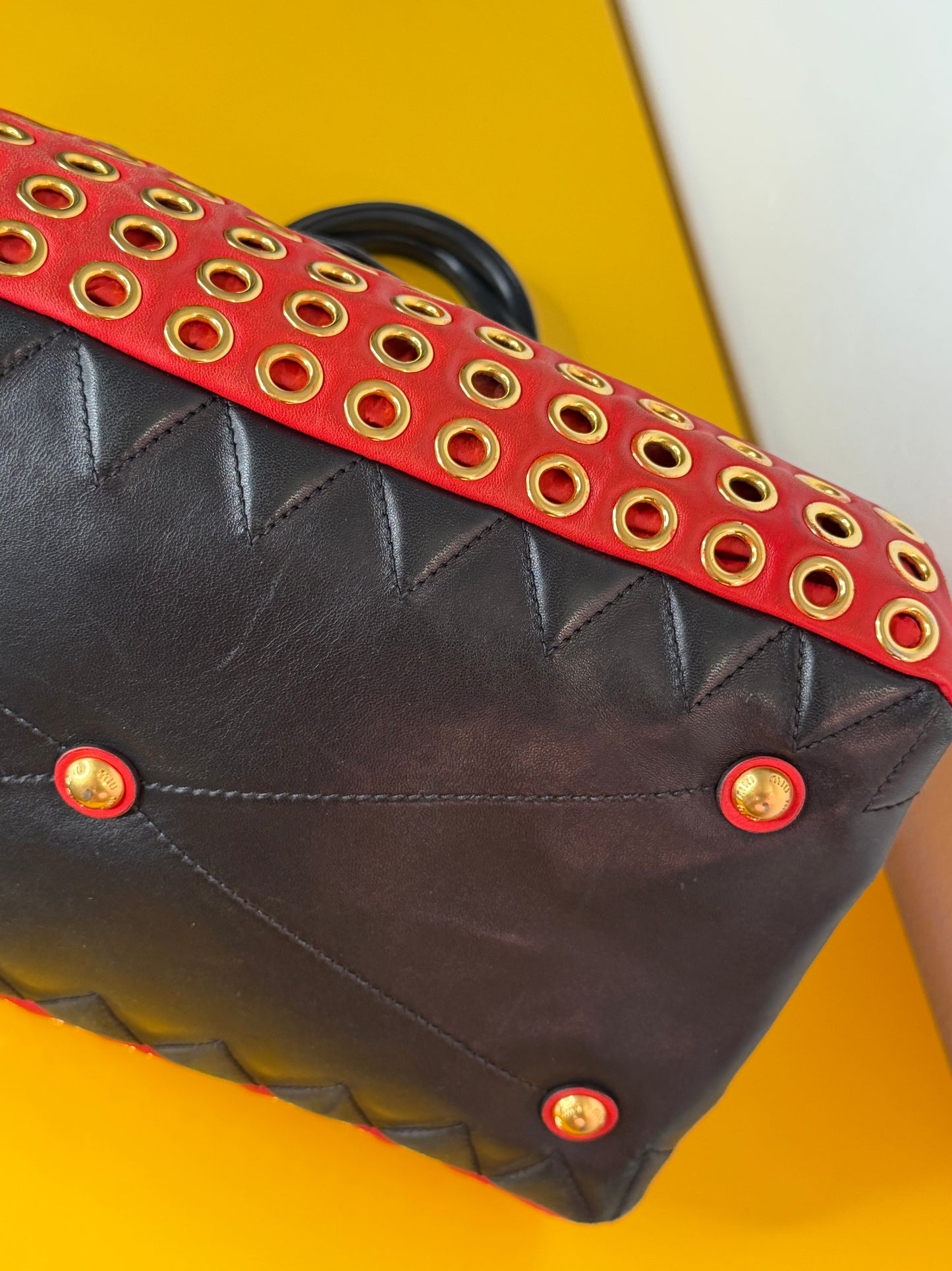Miu Miu biker red