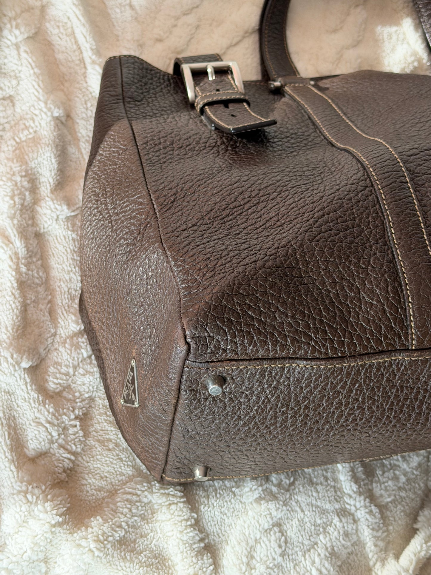 Prada handbag Tote brown