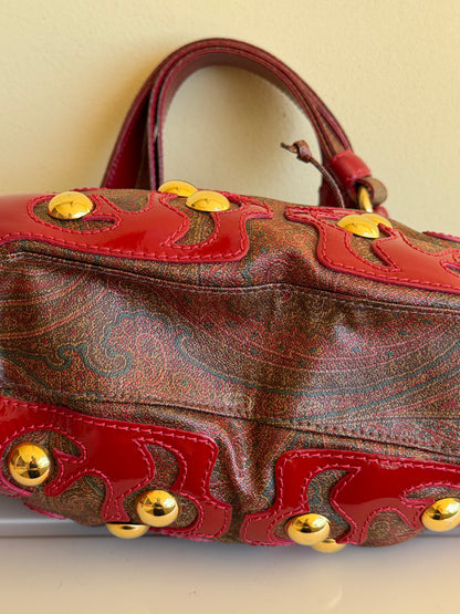 Etro Paisley vernice rossa