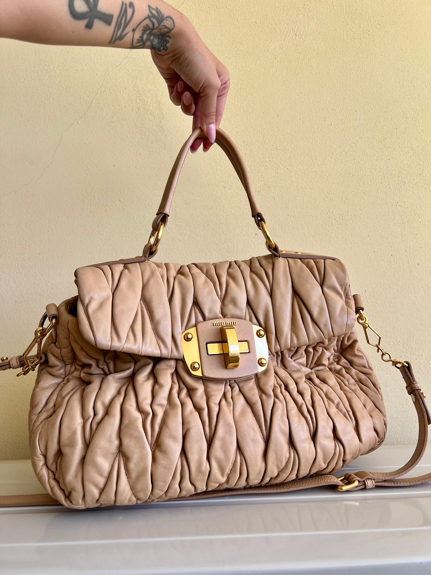 Miu Miu Pattina Matellassé