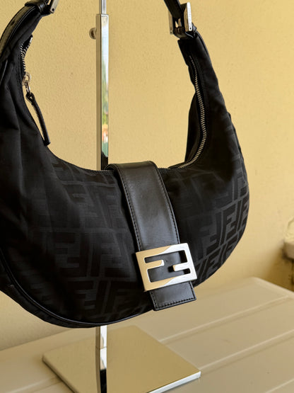 Fendi Croissant vintage nera