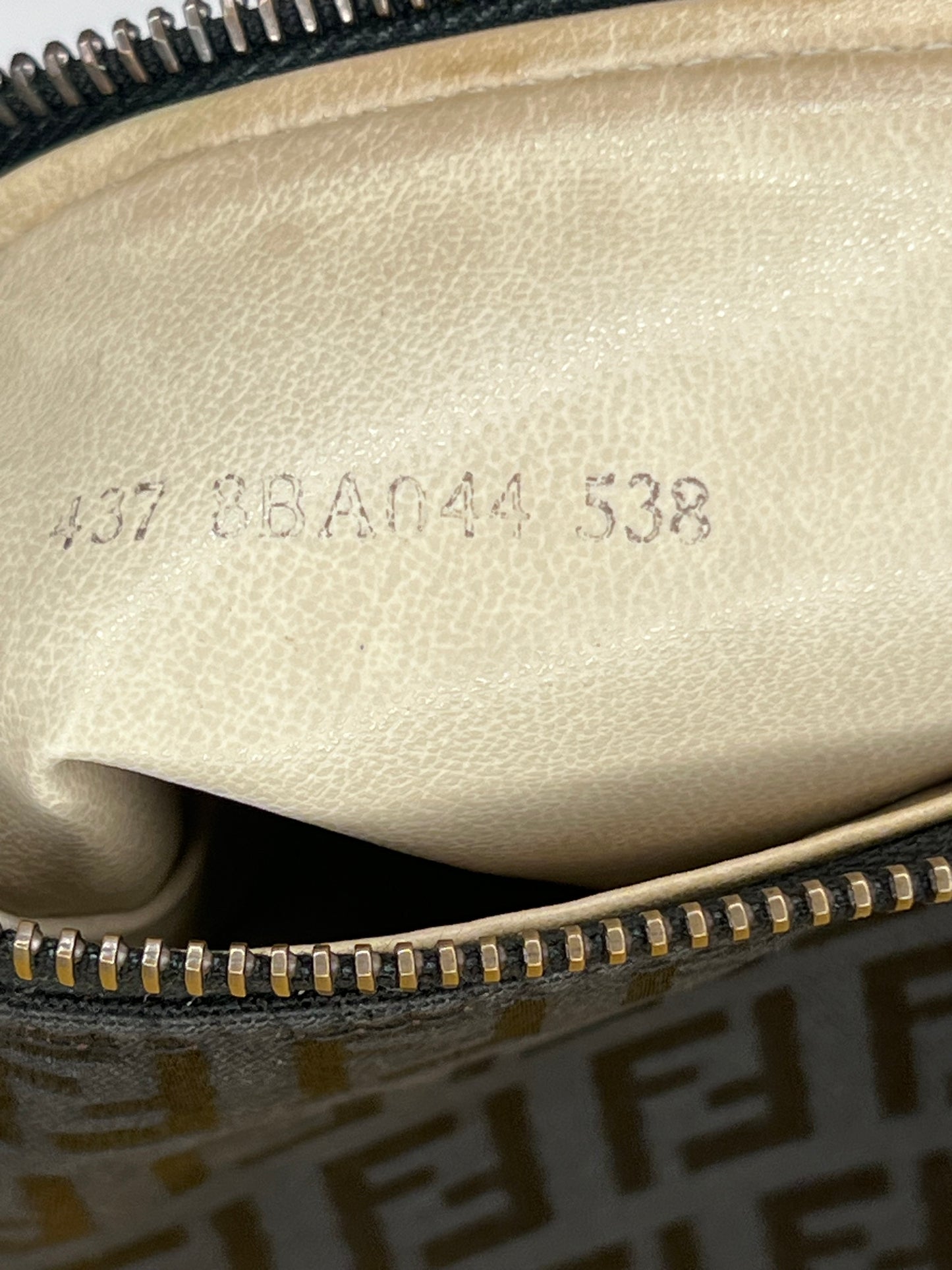 Fendi Mini Bag Zucchino Nera
