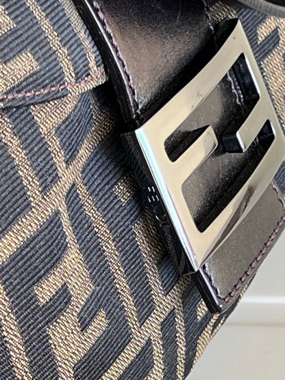 Fendi baguette Double Flap Zucca