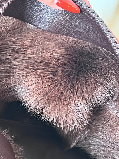 Gucci Horsebit shearling