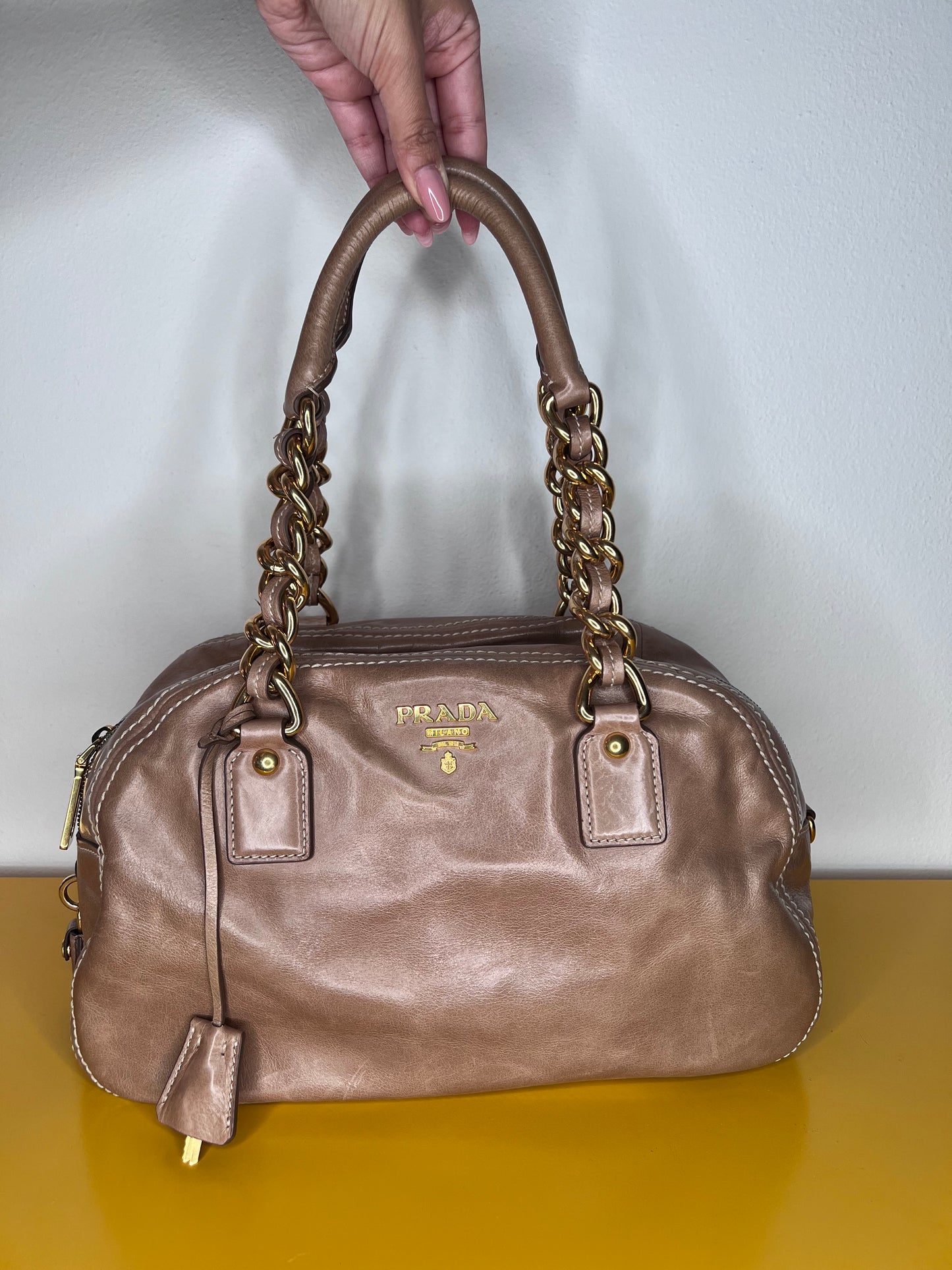 Prada Bauletto Shine