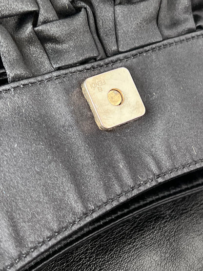 Fendi Chef raso/pelle nera