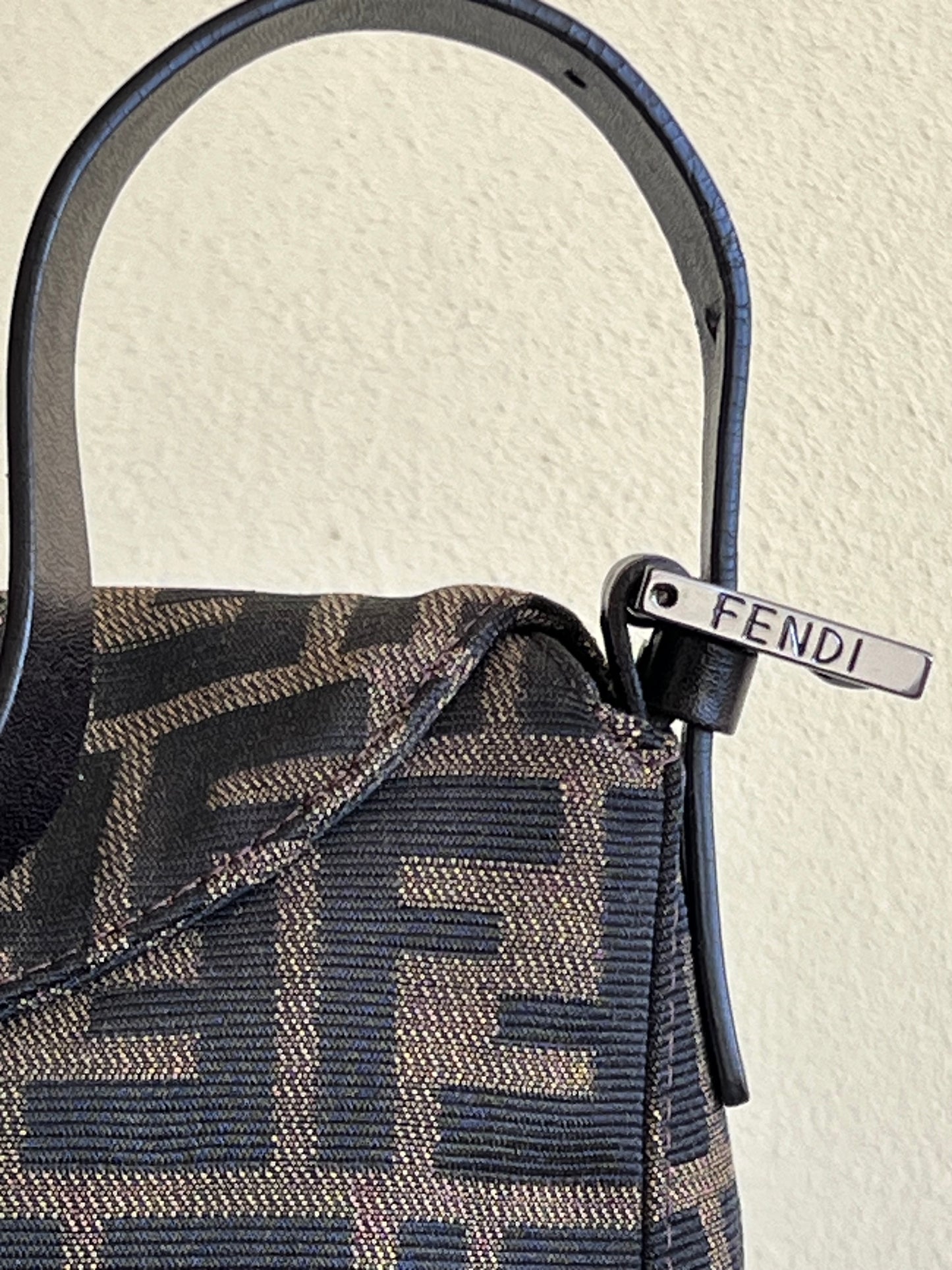 Fendi baguette Double Flap Zucca