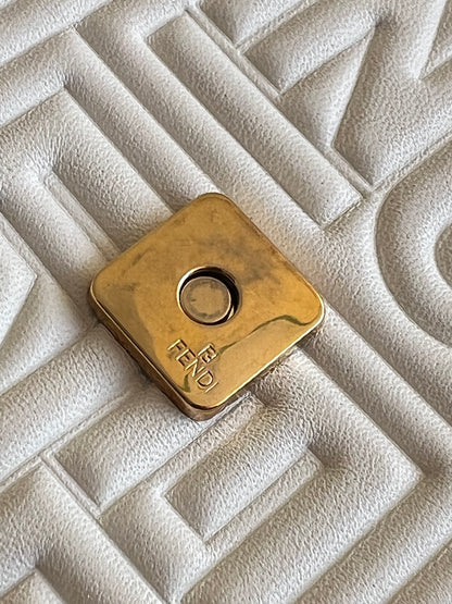 Fendi Baguette Nappa Bianca