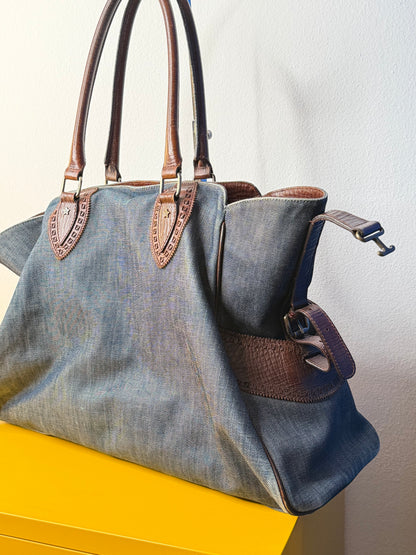 Fendi Etniko Tote Denim