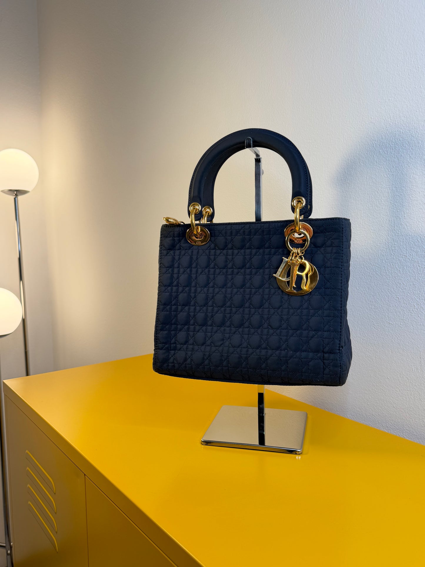 Christian Dior lady vintage blu notte