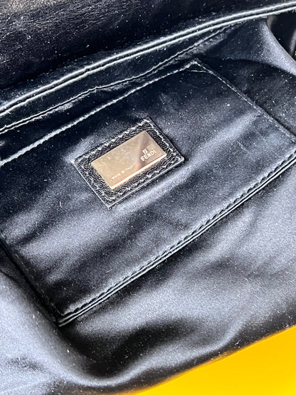 Fendi Chef raso/pelle nera