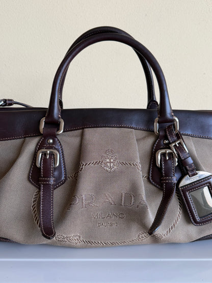 Prada Mini Tote Tessuto Corda
