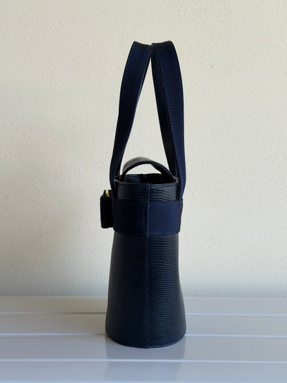 Salvatore Ferragamo Secchiello Bow blu