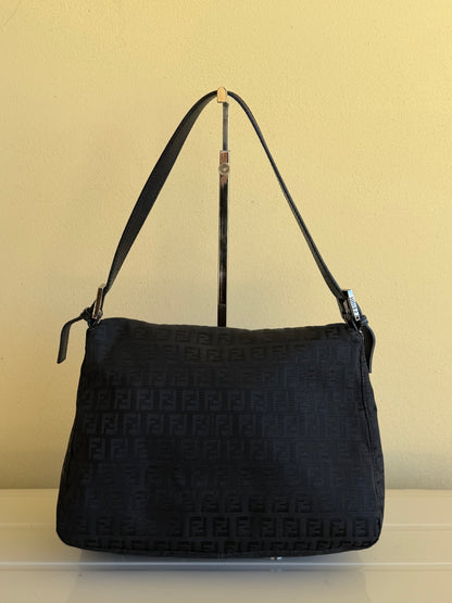 Fendi Mamma Baguette zucchino nera