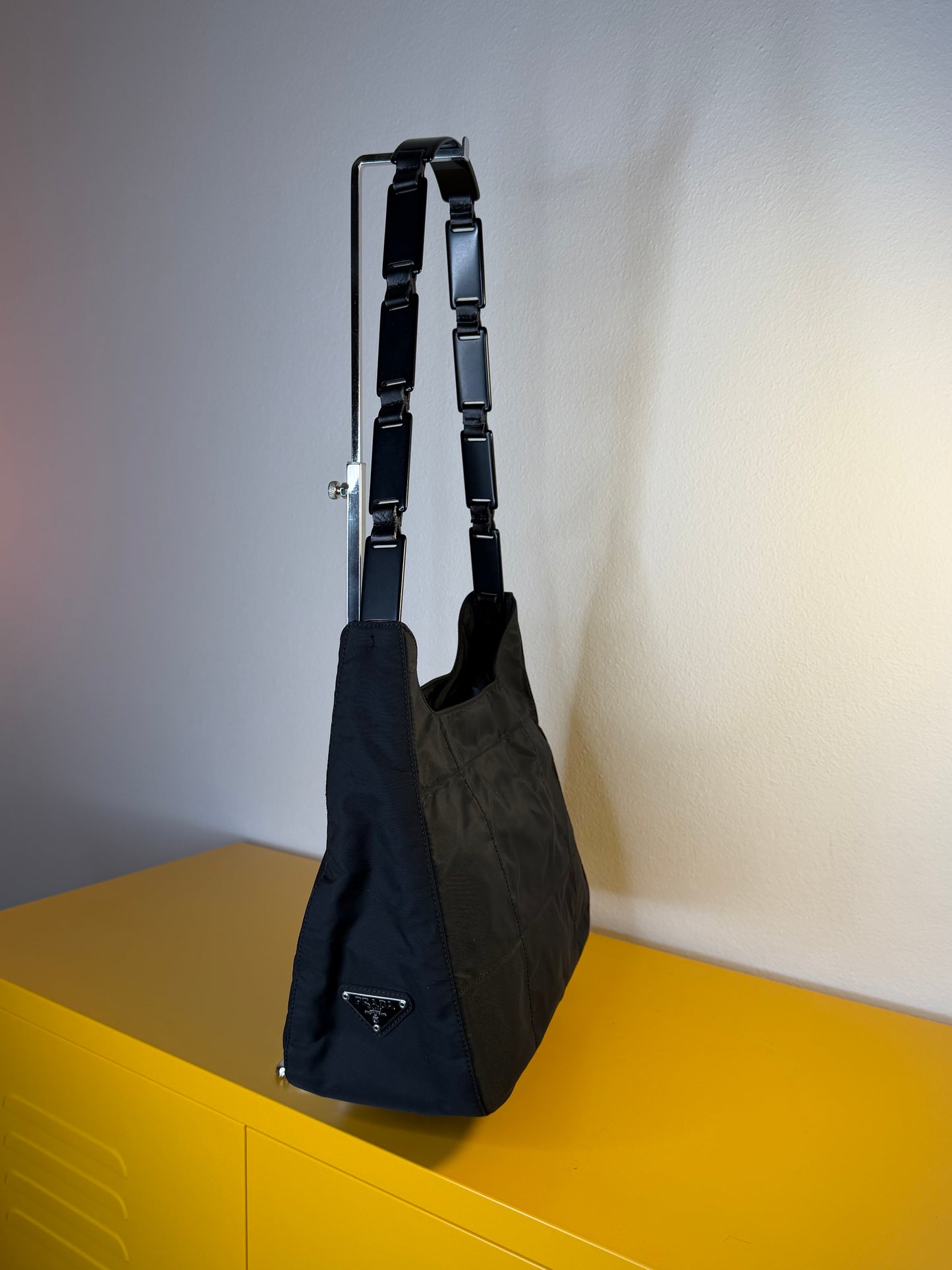 Prada Hobo Nera pelle/acrilico
