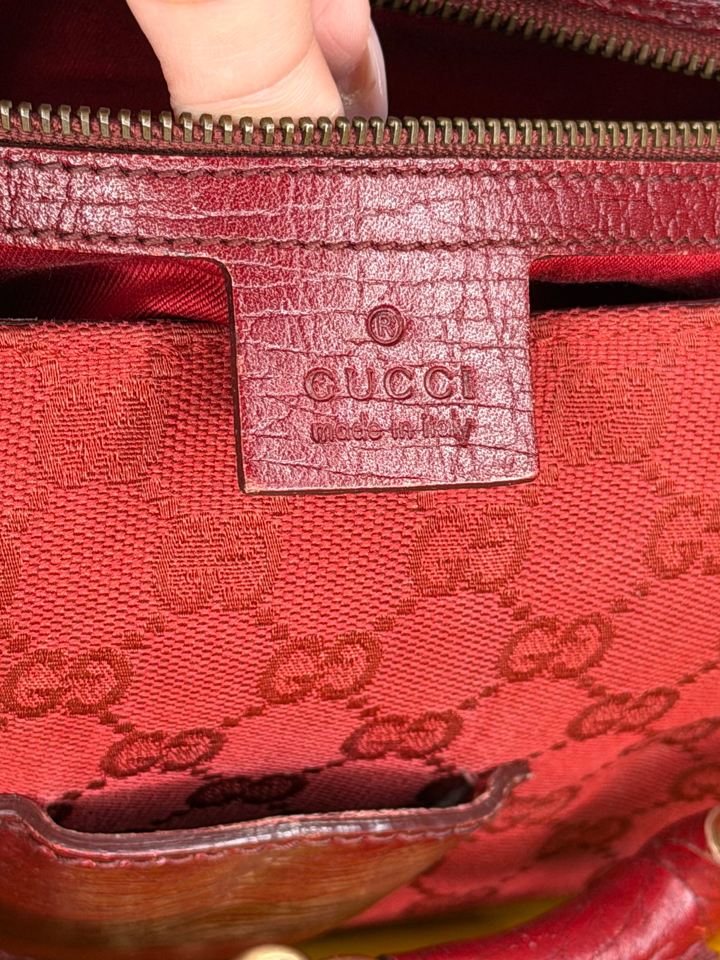 Gucci Horsebit red