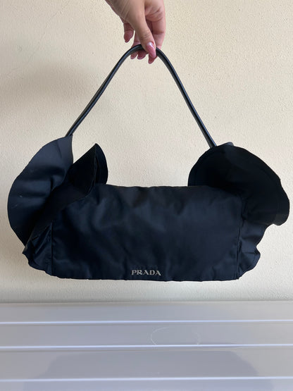 Borsa Prada tessuto volant