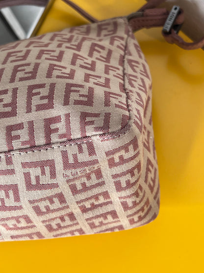 Fendi Mini Baguette Zucchino Rosa