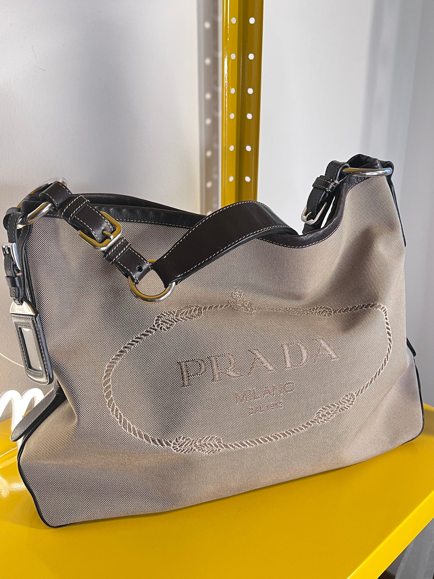 Prada logo Jaquard