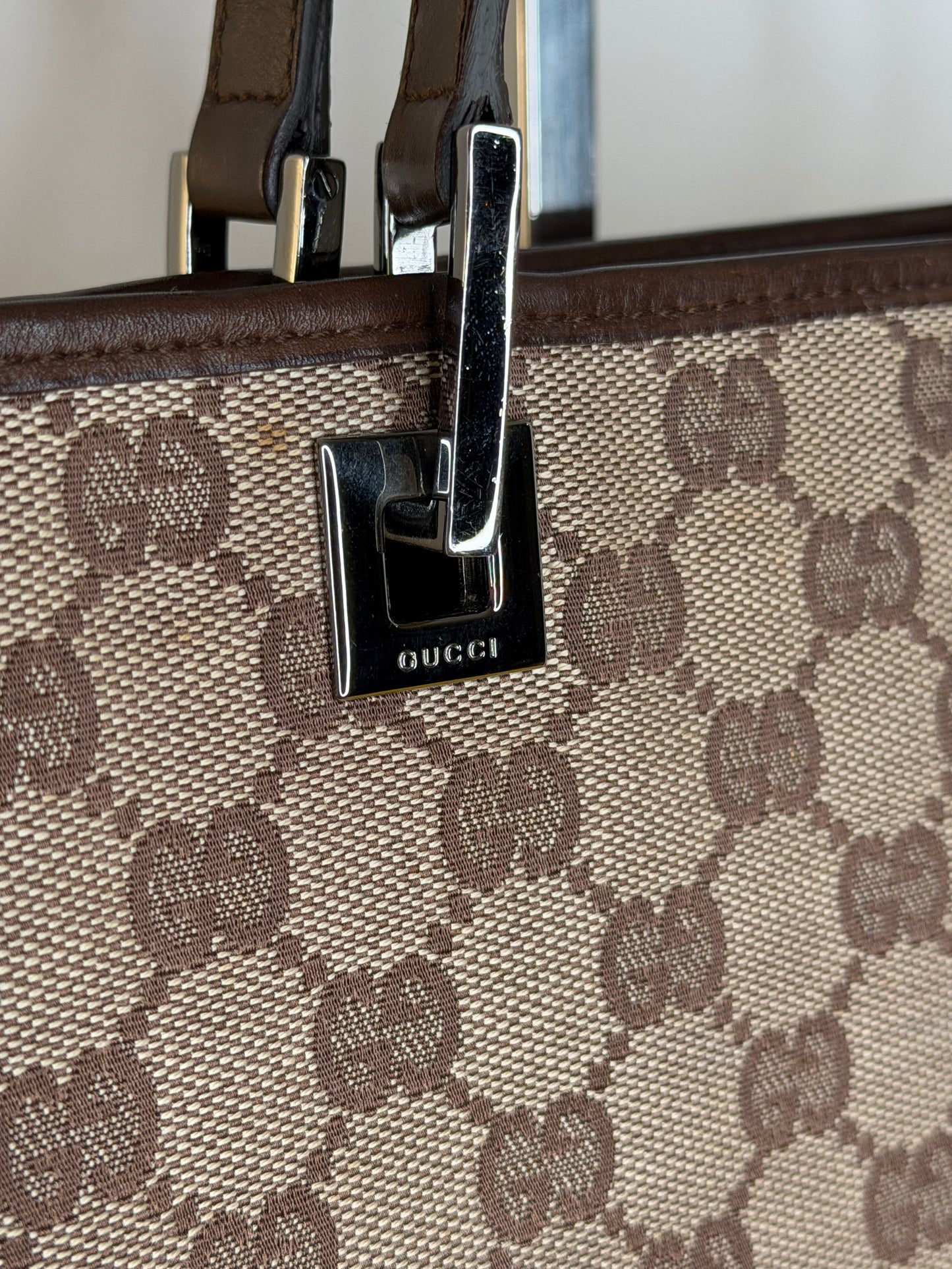 Gucci Tote Canvas GG Beige
