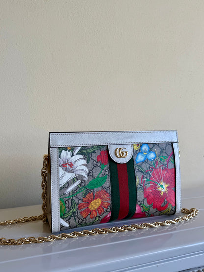 Gucci tracolla Ophidia GG flora